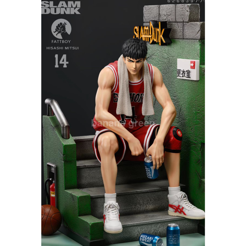 슬램덩크(Fattboy(팻보이)-STUDIO)-좌상(의전) Ver. 북산고 정대만(미츠이 히사시) GK 레진 피규어