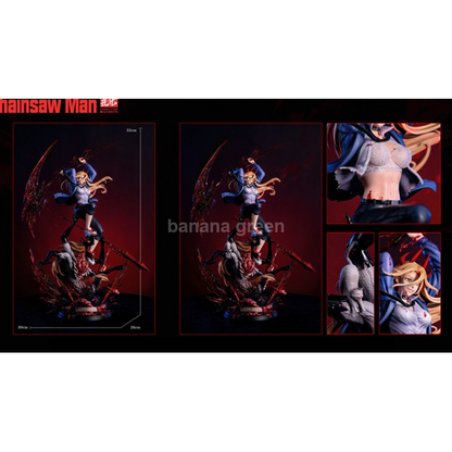 (현물)체인소맨(ZaoHua STUDIO) 디럭스 Ver 파워 한정판 레진 성인 피규어