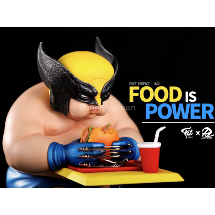 X맨(DP9 x CPXX 콜라보) 뚱보 울버린 리미티드 GK 레진 피규어