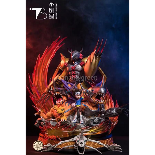 디지몬어드벤처(Tumbler-STUDIO)-용기의 문장 대집합 신태일 코로몬 아구몬 그레이몬 메탈 그레이몬 워