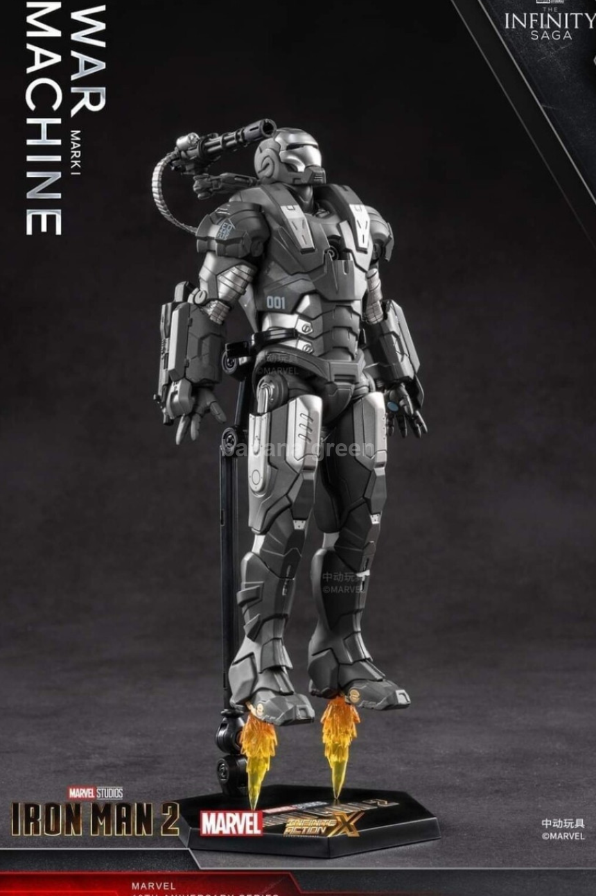ZD TOYS 어벤져스 아이언맨 워머신 MK1 1/10 액션 피규어