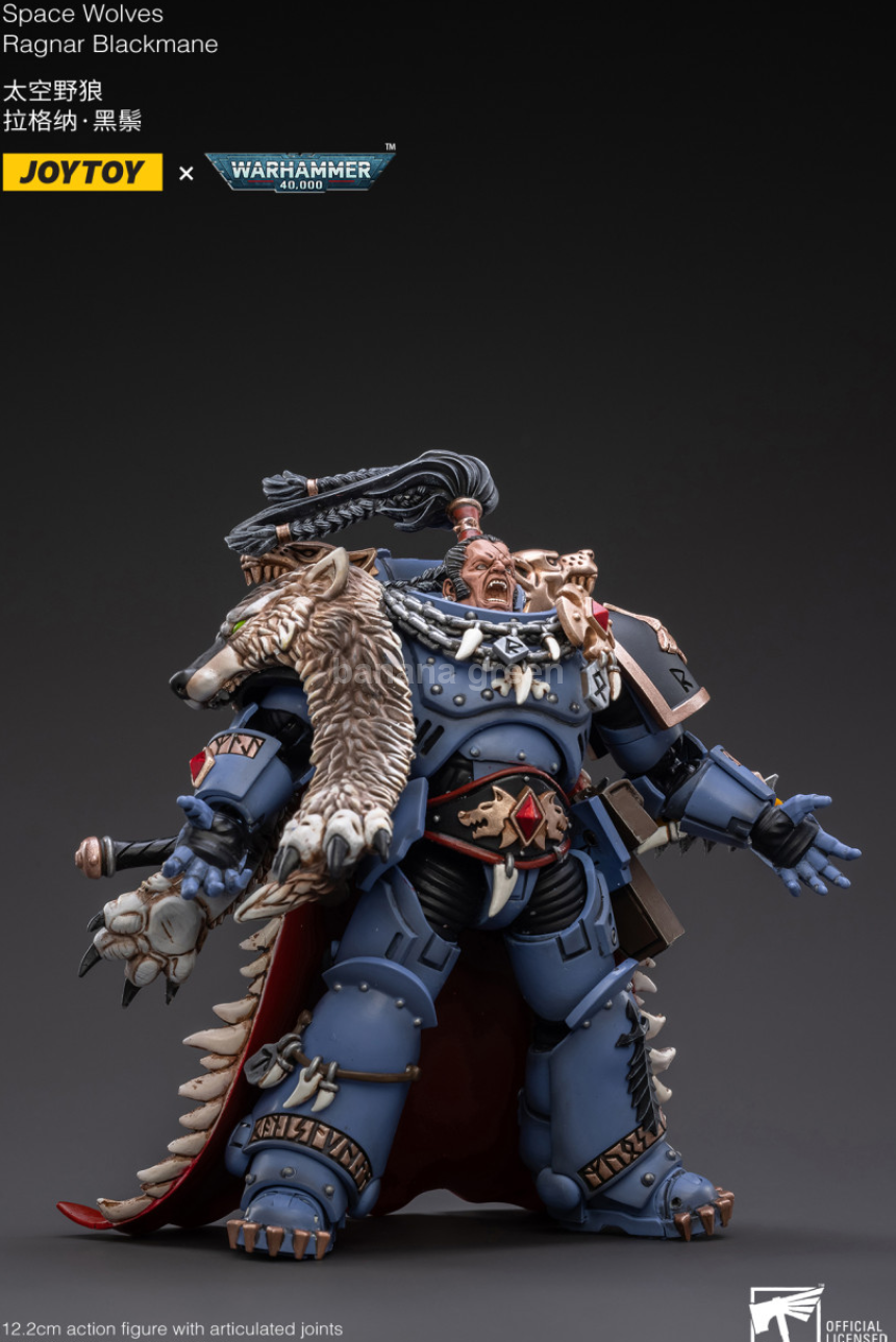 조이토이 워해머 40K 스페이스 울프 라그나르 블랙메인 1/18 액션 피규어