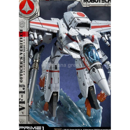 마크로스(Prime1(프라임원,P1S)-STUDIO)-LED VF-1J 발키리 이치죠 히카루 탑승기 거워크 형태 Ver. GK