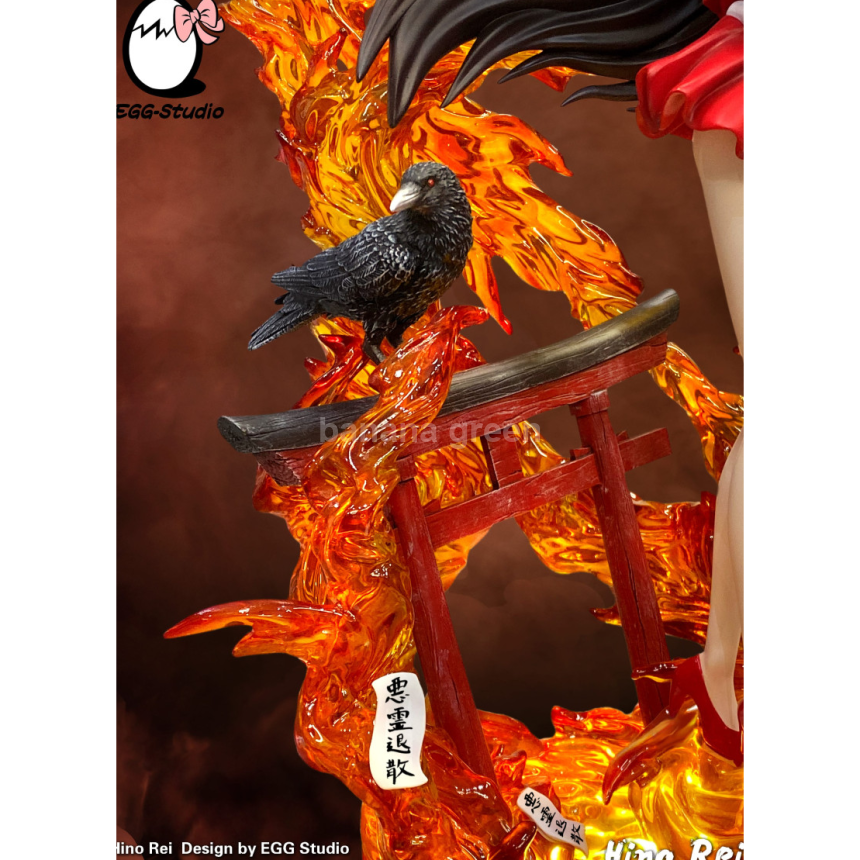 세일러문(EGG-STUDIO)-LED 1/5 세일러 마스 히노 레이 GK 레진 피규어