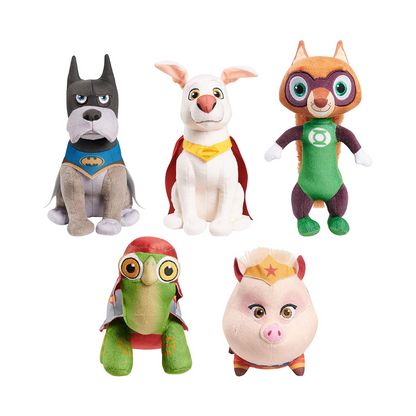 DC 리그 오브 슈퍼 펫 7인치 인형 5개 세트
