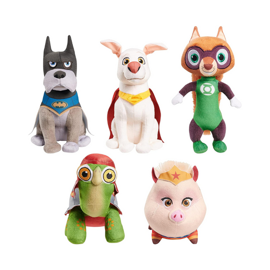 DC 리그 오브 슈퍼 펫 7인치 인형 5개 세트
