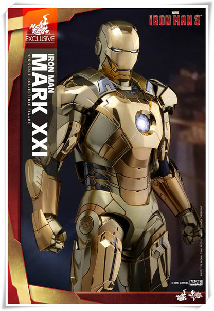 핫토이 Hottoys MMS341 1/6 아이언맨 마크21 골드 크롬 버전 Iron Man MK21