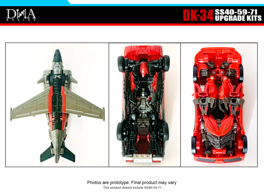DNA DK-34 SS40 SS59 SS71 업그레이드키트 - 트랜스포머 스튜디오시리즈