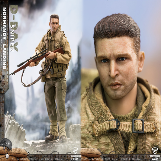 Crazy Figure LW012 크레이지 피규어 WWII 노르망디 상륙작전 미군 스나이퍼 1/12 밀리터리 피규어