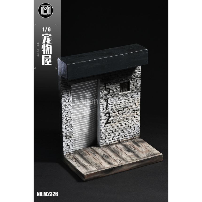 MMMTOYS M2326 피규어 펫 하우스 디오라마 1/12