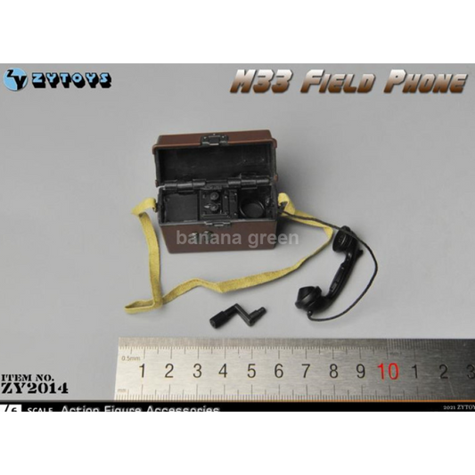 ZYTOYS ZY2014 피규어 WWII 독일군 M33 필드폰 통신병 전화기 루즈 1/6