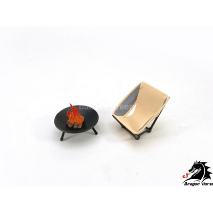 DRAGON HORSE DH-E004 캠핑 용품 디오라마 세트 피규어 1/12