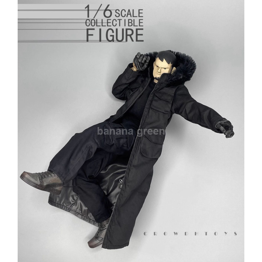 Crow Toys DH017 1/6 라쿤 롱패딩 봄버 자켓