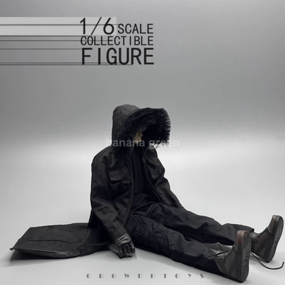 Crow Toys DH017 1/6 라쿤 롱패딩 봄버 자켓