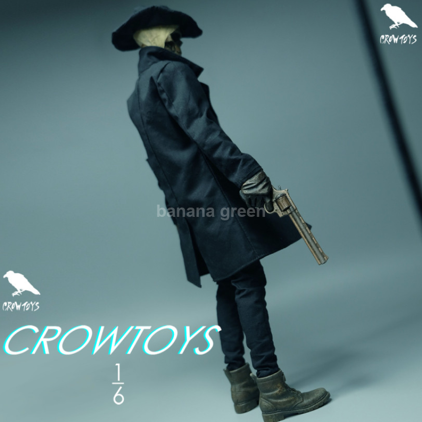 CROW TOYS 크로우 1/6 데스 슬림 블랙 코트 set
