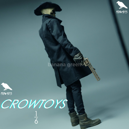 CROW TOYS 크로우 1/6 데스 슬림 블랙 코트 set