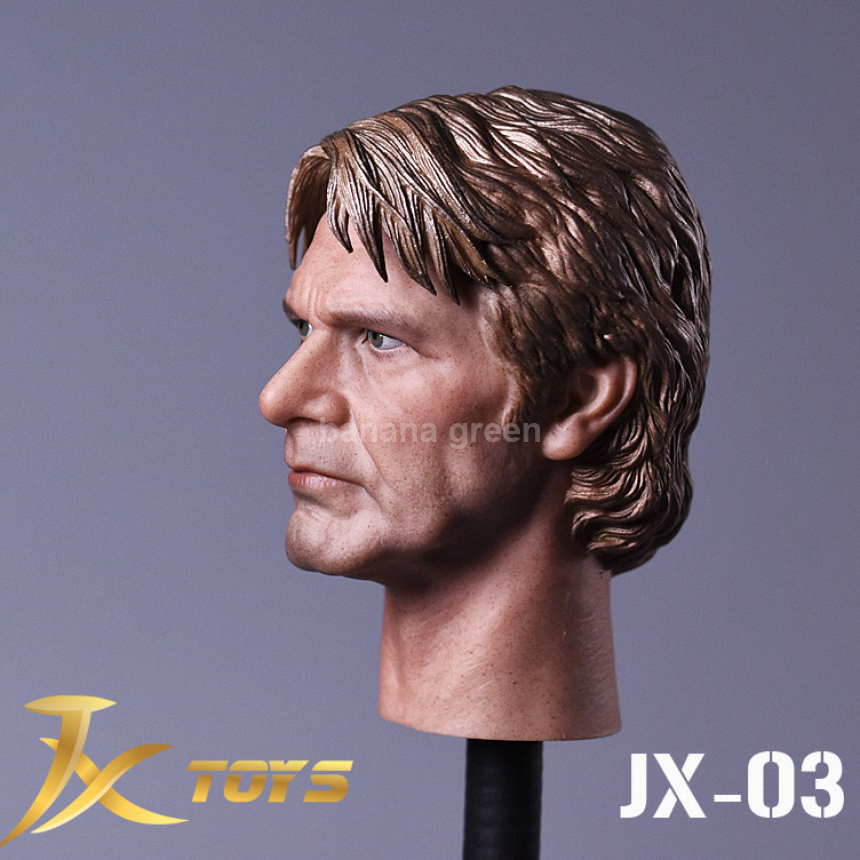 JXTOYS JX03 스타워즈7 1/6 한솔로 해리슨포드 헤드