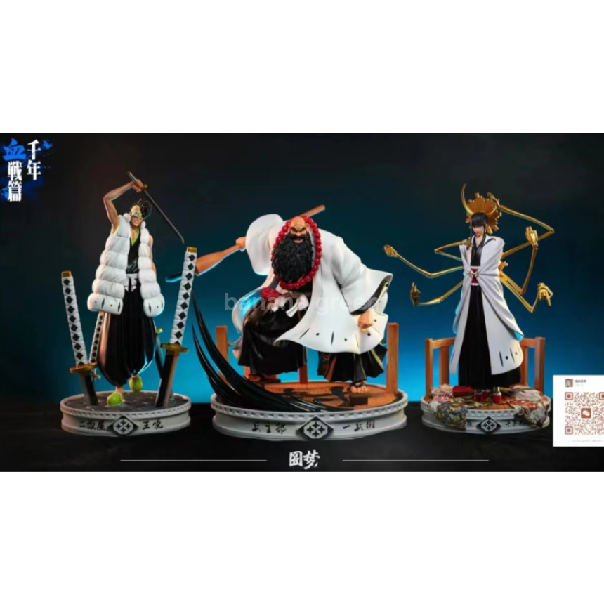 (현물)블리치(YuanMeng YM STUDIO) 왕속특무 0번대 슈타라 센쥬마루 한정판 레진 피규어