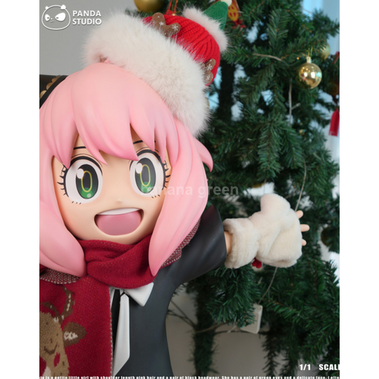 스파이패밀리(Panda STUDIO) 1/1 산타 아냐 포저 한정판 레진 피규어