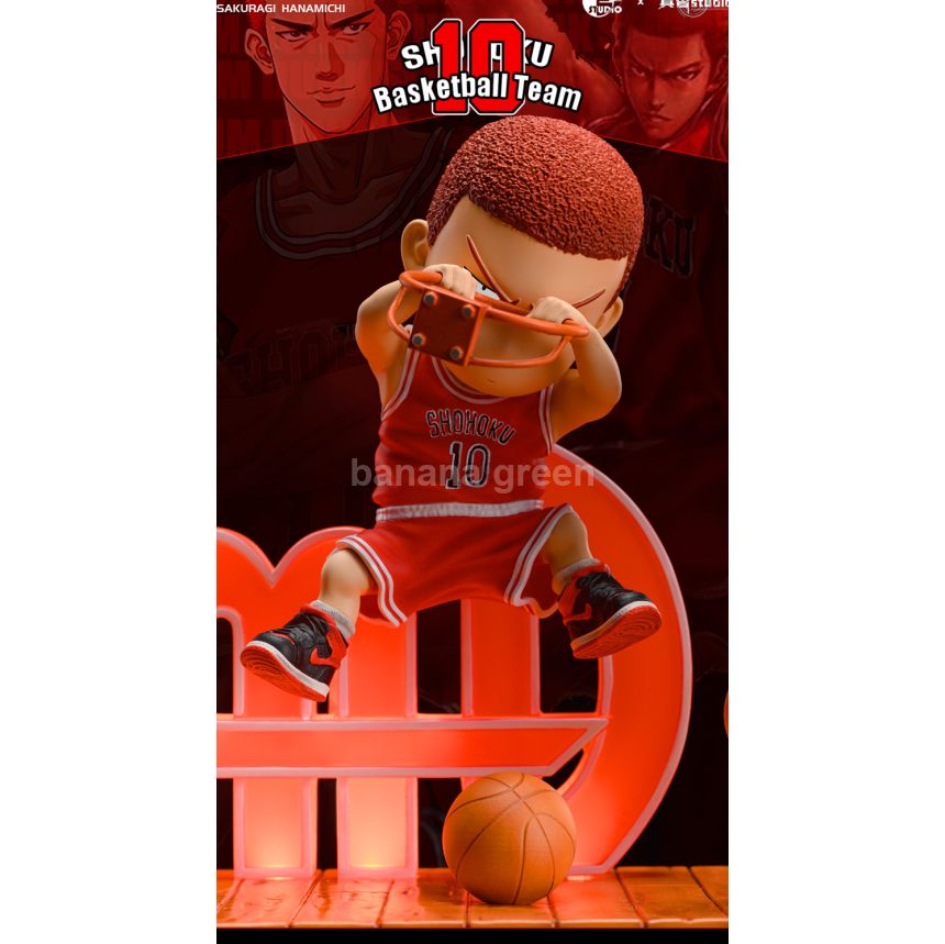 슬램덩크(GZ x ZX-콜라보)-SD 북산고 주전 5인방 강백호 서태웅 송태섭 정대만 채치수 GK 레진 피규어