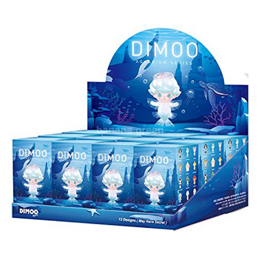 DIMOO 아쿠아리움 시리즈 트레이딩 피규어 12개들이 box