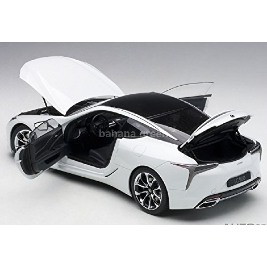 AUTOart 오토아트 1/18 렉서스 LC500 메탈릭 화이트 인테리어 컬러 : 블랙