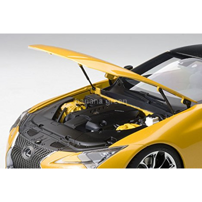 AUTOart 오토아트 1/18 렉서스 LC500 메탈릭 옐로우 인테리어 컬러 : 블랙
