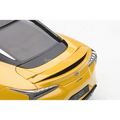 AUTOart 오토아트 1/18 렉서스 LC500 메탈릭 옐로우 인테리어 컬러 : 블랙