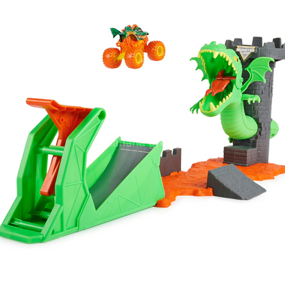 몬스터 잼 듀얼링 드래곤 플레이세트 1:64 다이캐스트 몬스터트럭 자동차