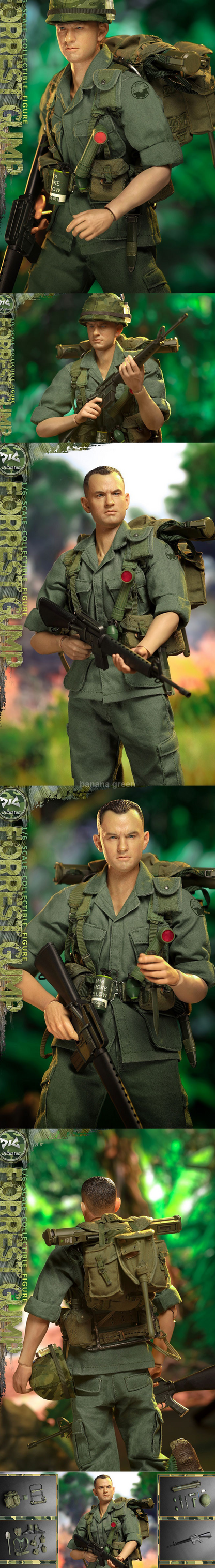 DJ-CUSTOM DJ-16008 포레스트검프 톰 행크스 밀리터리 1/6 피규어