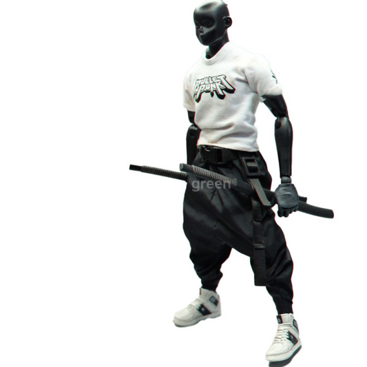 CROWTOYS 1/6 소드 벨트 사무라이 밀리터리 피규어 루즈