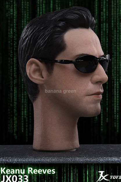 JXTOYS 1/6 매트릭스 네오 키아누리브스 피규어헤드 JX033