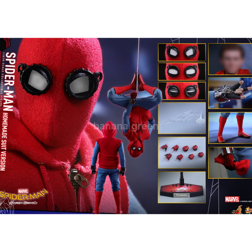 핫토이 Hot Toys MMS414 스파이더맨 홈커밍 홈메이드 수트 1/6 피규어