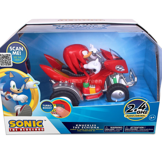 소닉 더 헤지혹 너클스 레이싱 RC 자동차 피규어