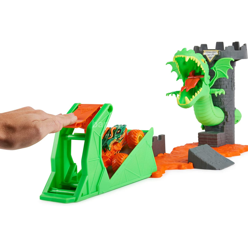 몬스터 잼 듀얼링 드래곤 플레이세트 1:64 다이캐스트 몬스터트럭 자동차