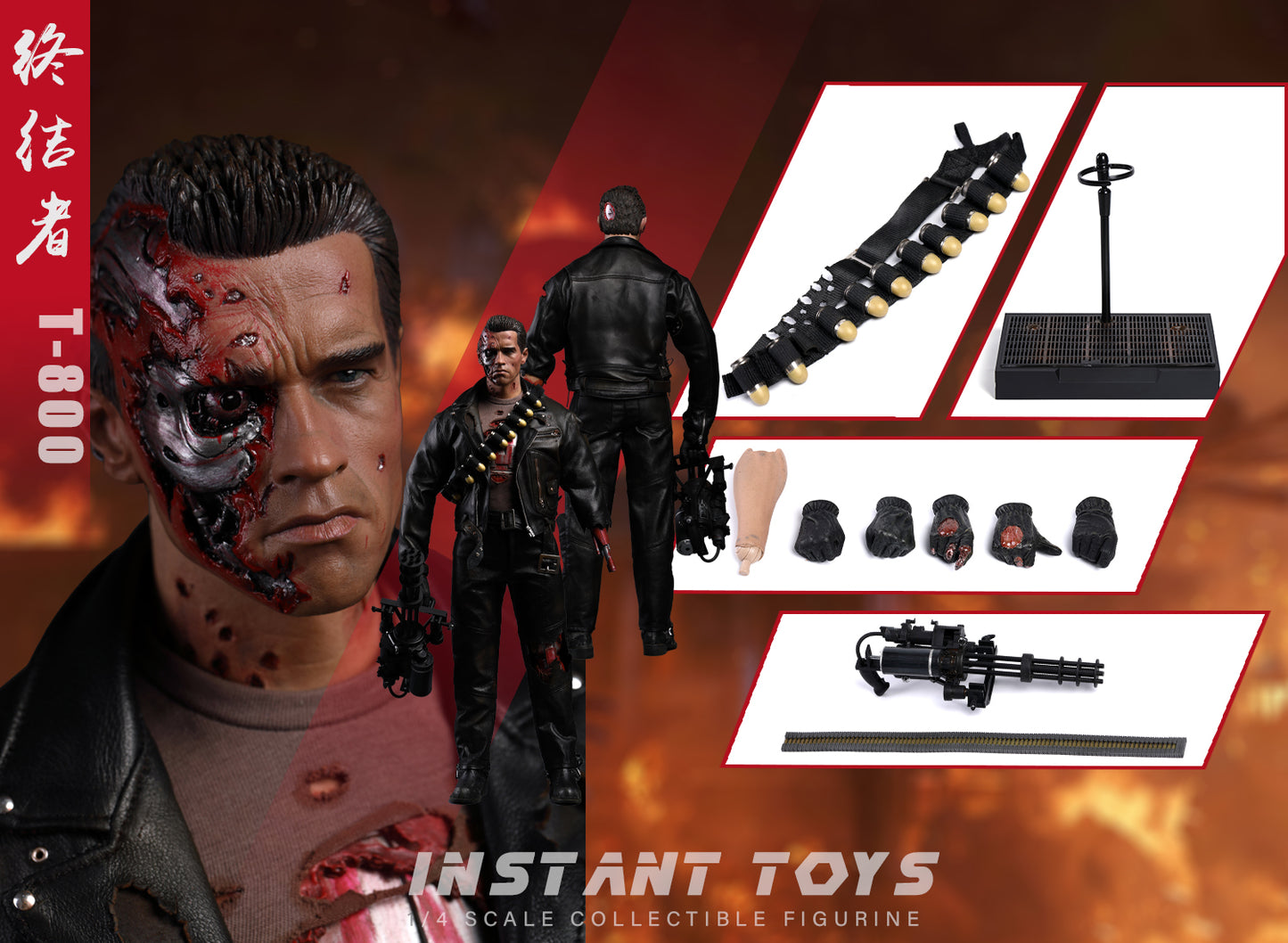 INST ANT TOYS IT-001 1/4 터미네이터 T800