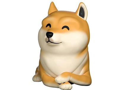 Doge 비닐 피규어 8.9cm(3.5 인치) 귀여운 시바 인터넷 밈 피규어