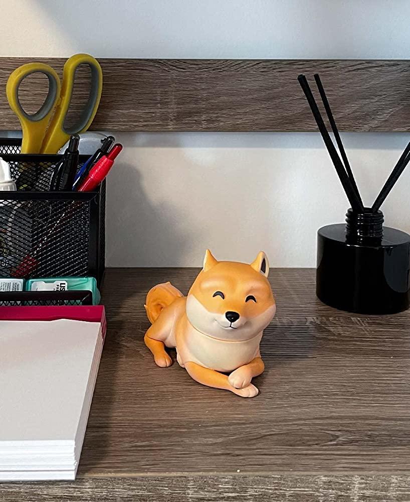 Doge 비닐 피규어 8.9cm(3.5 인치) 귀여운 시바 인터넷 밈 피규어