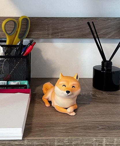 Doge 비닐 피규어 8.9cm(3.5 인치) 귀여운 시바 인터넷 밈 피규어