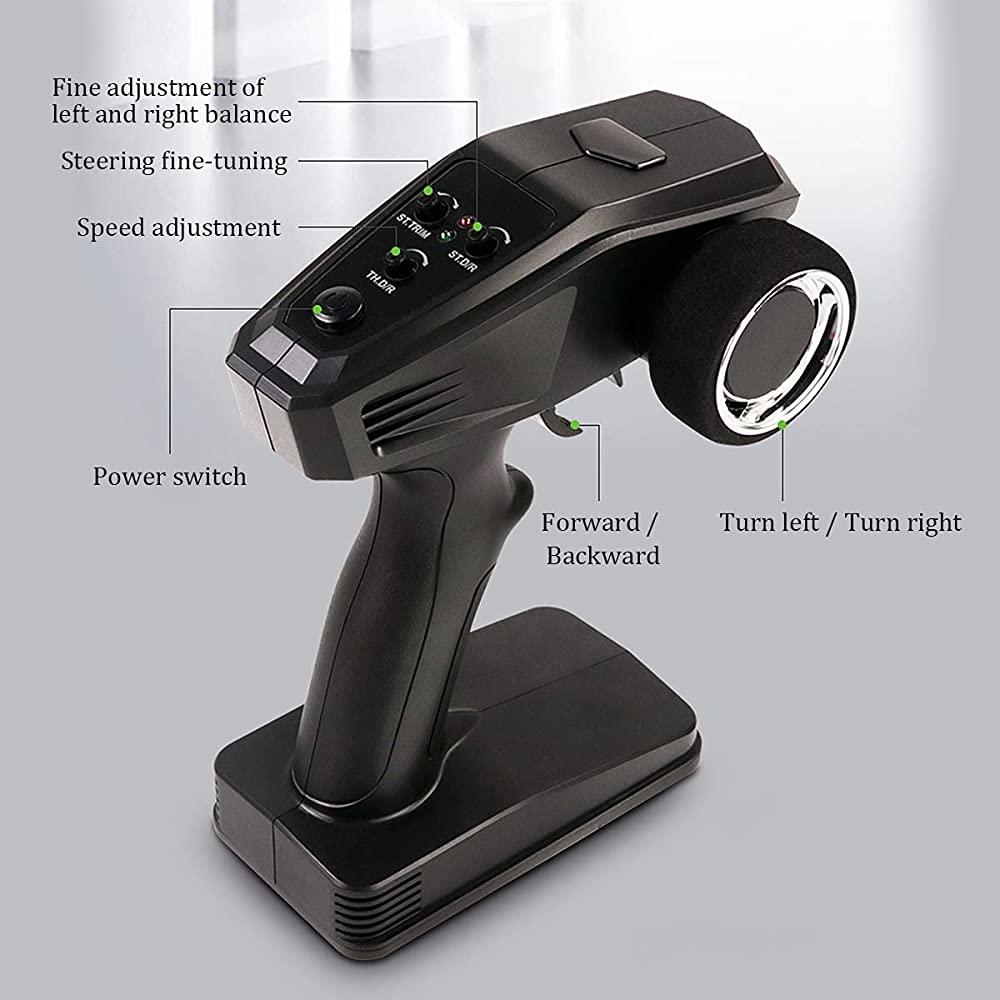 Dollox 118 스케일 원격 제어 트럭 자동차 35 KM H 고속 RC 크롤러 장난감