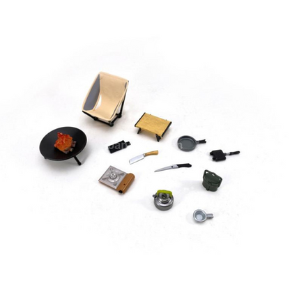 DRAGON HORSE DH-E004 캠핑 용품 디오라마 세트 피규어 1/12