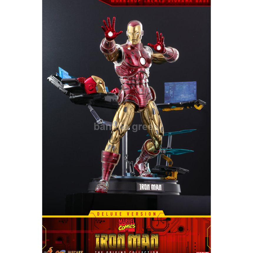 HOTTOYS CMS08D38 아이언맨 다이캐스트 더 오리진 컬렉션 디럭스 버전 피규어 1/6