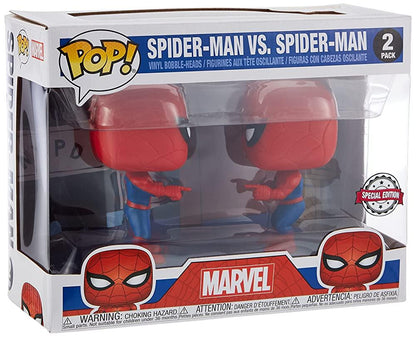 펀코 팝 Funko pop 스파이더맨 vs 스파이더맨 손가락 코믹북 장면 피규어