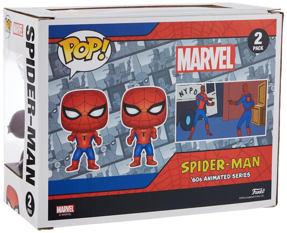 펀코 팝 Funko pop 스파이더맨 vs 스파이더맨 손가락 코믹북 장면 피규어