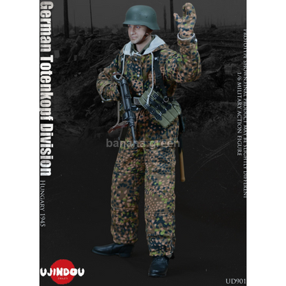 UJINDOU UD9011 WWII 독일군 1/6 Totenkopf 데스마스크 헝가리 1945