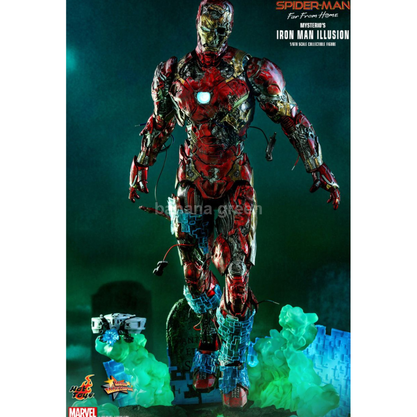 핫토이 HOTTOYS MMS580 스파이더맨 파프롬홈 1/6 미스테리오 아이언맨 일루전