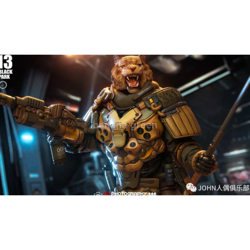Black13Park B13 블랙13파크 중장특별전투부대 1/6 적호 호랑이
