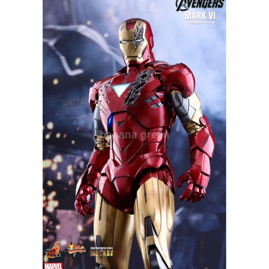 핫토이 HOTTOYS MMS378D17 어벤져스 1/6 아이언맨 마크6 다이캐스트