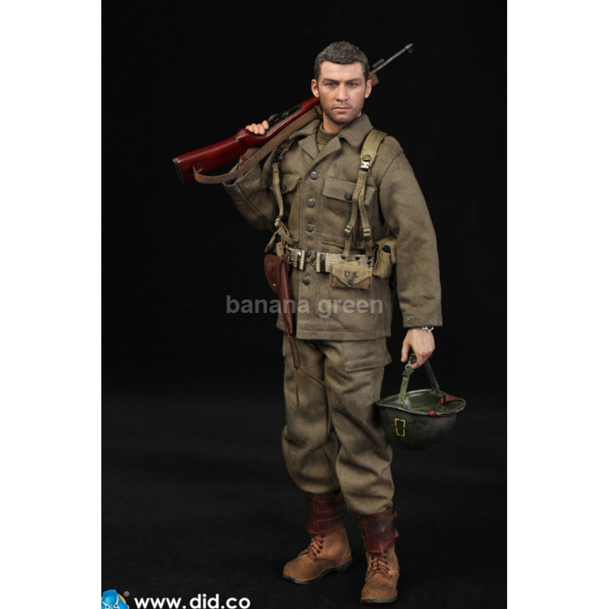 DID 디드 A80129 WWII 진주만 1/6 77보병사단 대위