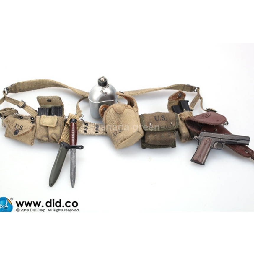 DID 디드 A80129 WWII 진주만 1/6 77보병사단 대위